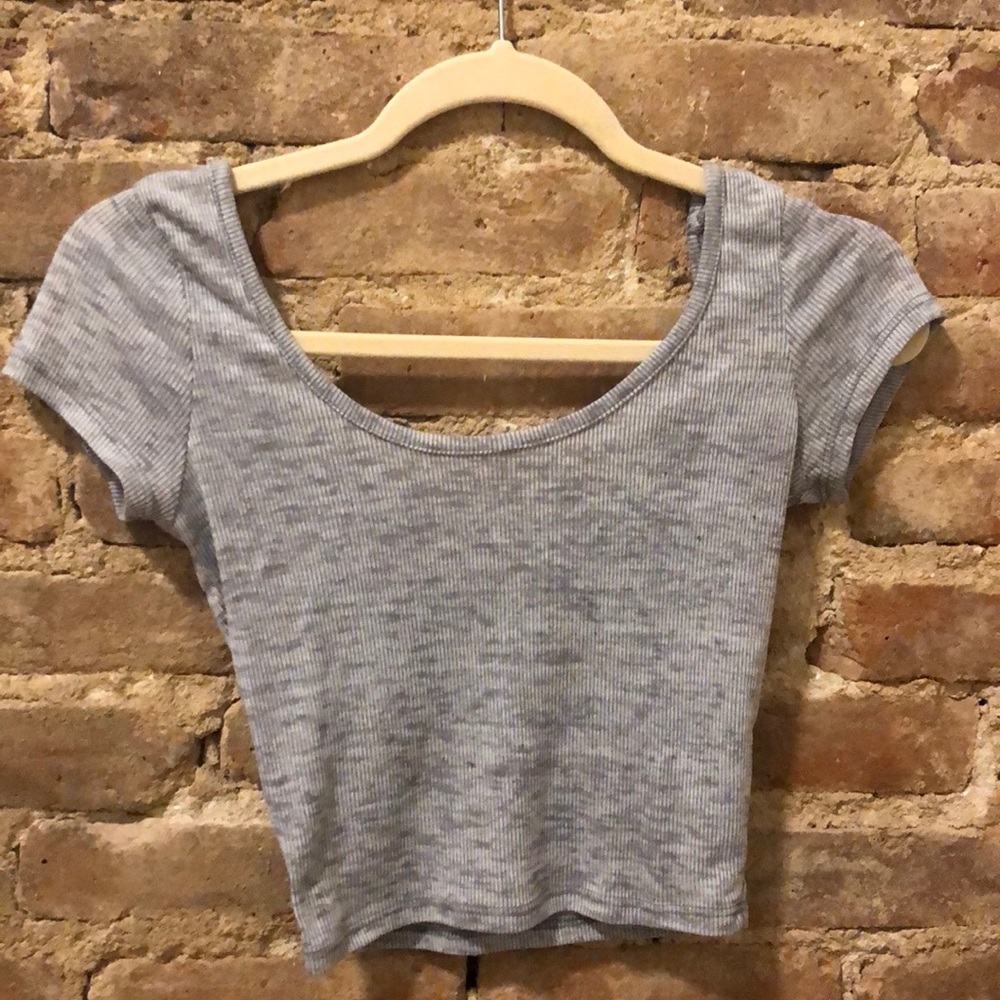 L.A. Hearts Grey Crop Top